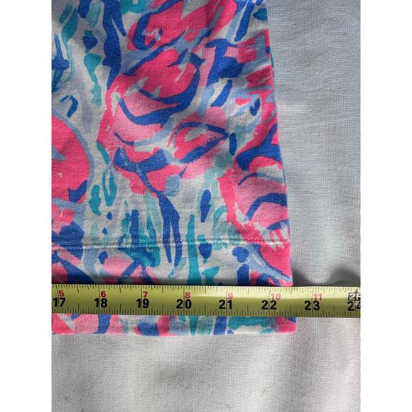 Lilly Pulitzer Women's sz M Harper Shift Dress Cotton Bright Preppy Coastal Soft - Picture 8 of 10